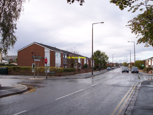 Photo 6"x4" Church Road crosses Rupert Road Huyton-With-Roby c2010