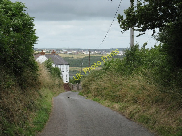 Photo 6"x4" Lane To Bentlass Pembroke\/Penfro c2009