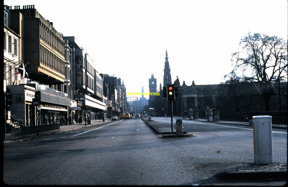 Photo 6"x4" Early morn in Princes Street (1978) Dean\/NT2474 c1978