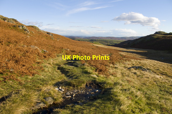 Photo 6"x4" Bridleway across Long Mire Hall Dunnerdale c2010