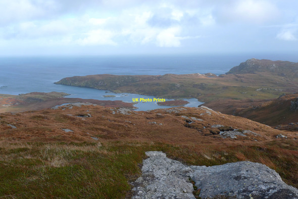 Photo 6"x4" View east from Hairtebreac Gleann Dail bho Dheas c2010