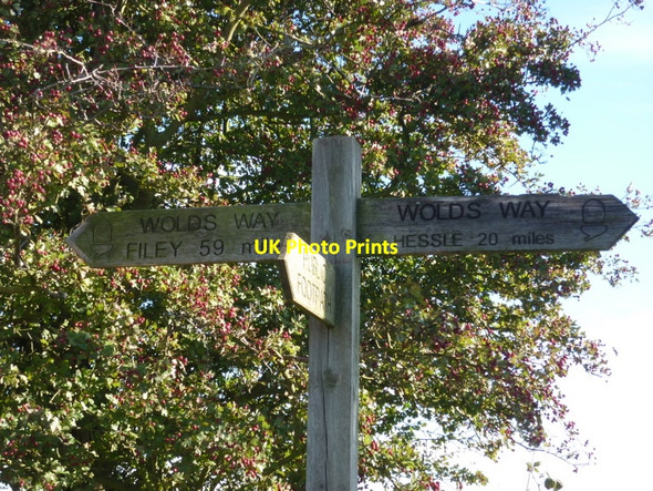 Photo 6"x4" The finger post at Gare Gate Sancton c2010