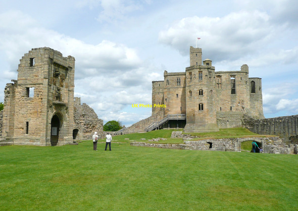 Photo 6"x4" The bailey of Warkworth castle Warkworth\/NU2406 c2010
