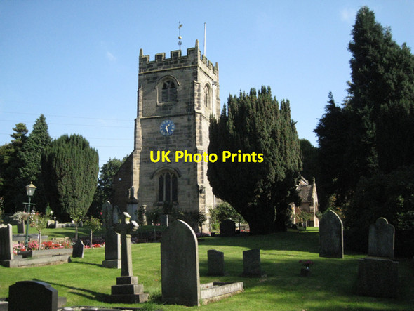 Photo 6"x4" Church of St Giles, Exhall CV7 Bedworth c2010