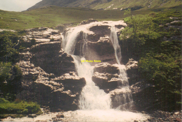 Photo 6"x4" Waterfall, Allt a Mhuiseil Allt a' Mhuiseil c2000