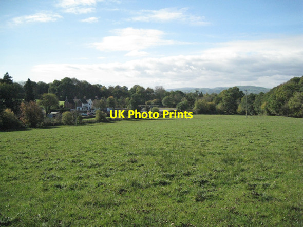 Photo 6"x4" Field north of Penybont station Crossgates\/Y Groes c2010