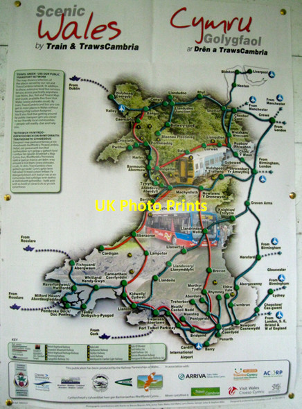 Photo 6"x4" Scenic Wales \/ Cymru Golygfaol Crossgates\/Y Groes c2010