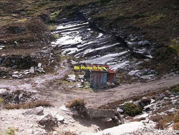 Photo 6"x4" Dilapidated tin shed at Crannoge Quarry Newcastle\/J3732 c2010