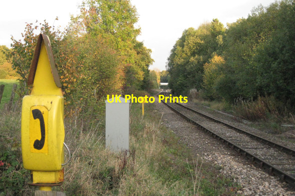 Photo 6"x4" Heart of Wales line climbs to Penybont station Crossgates\/Y Groes c2010