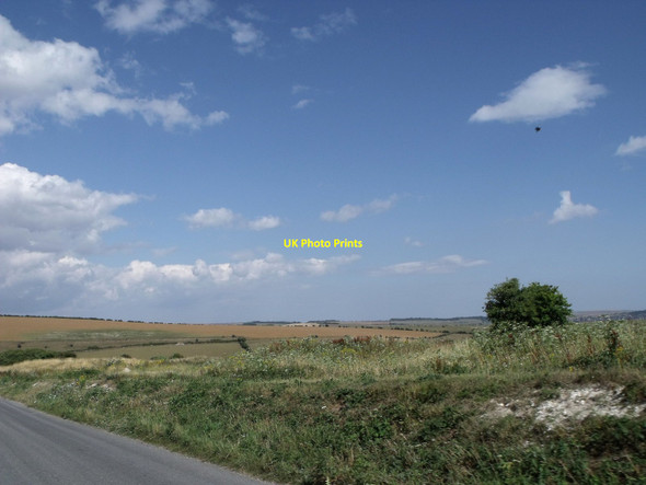Photo 6"x4" Downland scenery near Devil's Dyke, Brighton Poynings c2010