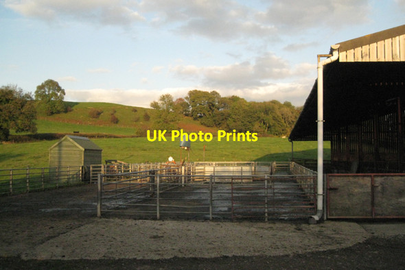 Photo 6"x4" Empty pens, Llwynmelyn Fron\/SO0965 c2010