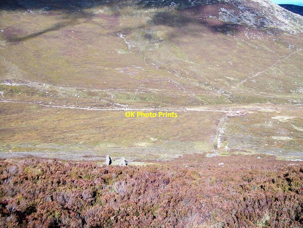 Photo 6"x4" The floor of the Bloody Bridge River valley from Carr's Face Quarry Newcastle\/J3732 c2010