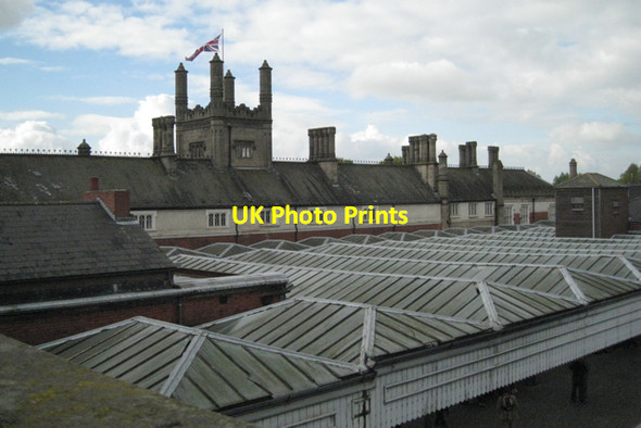 Photo 6"x4" Platform canopies, Shrewsbury station Shrewsbury c2010