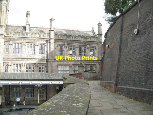 Photo 6"x4" Terraced footpath south of Shrewsbury station Shrewsbury c2010