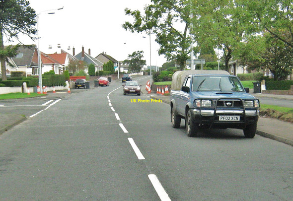 Photo 6"x4" Sheuchan Street at the junction with Leswalt High Street Stranraer c2010