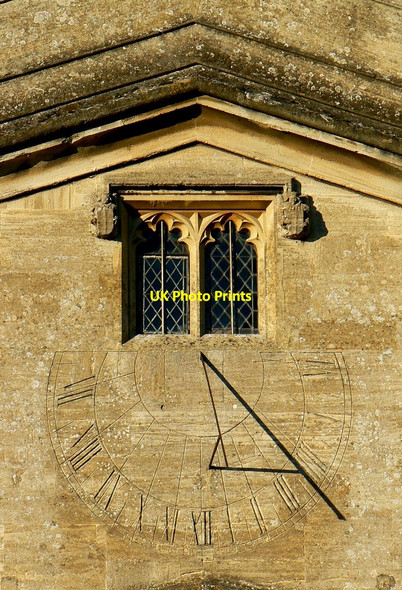 Photo 6"x4" Sundial, St Mary the Virgin, Steeple Ashton Bullenhill c2010