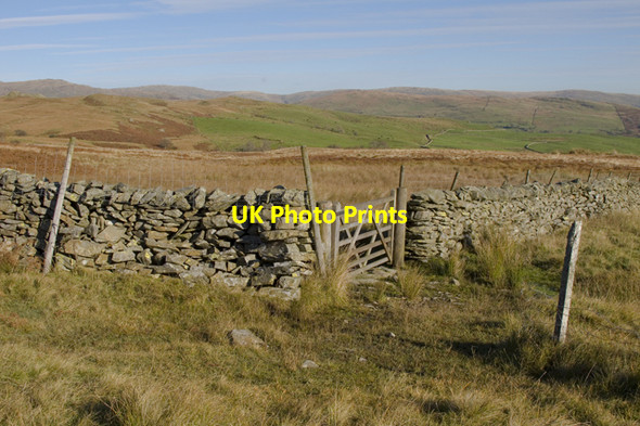 Photo 6"x4" Wall corner on the climb to Capple Howe High Green\/NY4103 c2010