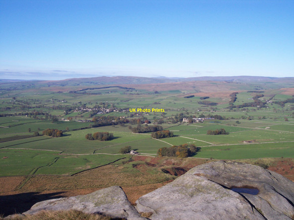 Photo 6"x4" Hall Fell from edge of Rylstone Fell Hetton c2010