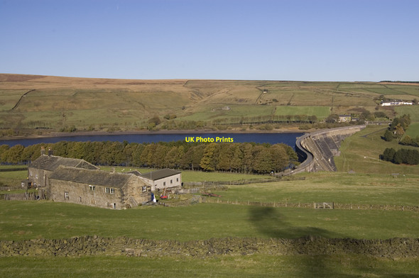 Photo 6"x4" Schole Carr Farm and Baitings Dam Pike End c2010