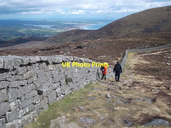 Photo 6"x4" The Mourne Wall, Slievenaglogh Kilcoo c2010