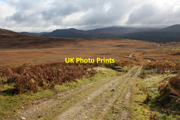 Photo 6"x4" Track east of Meall Ghoirleig Kinloch Loggan c2010