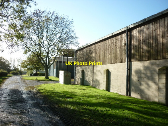 Photo 6"x4" Hill Farm, The Crown Estate farm near Swine Swine c2010