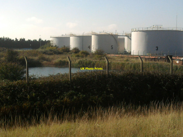 Photo 6"x4" Oil Storage Tanks at Immingham Immingham c2010