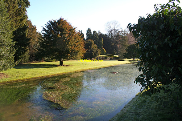 Photo 6"x4" Ornamental Lake, Marske Hall Clints\/NZ1000 c2008