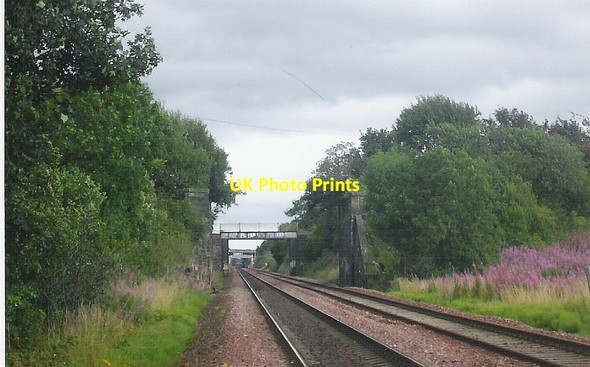 Photo 6"x4" Rutherglen to Coatbridge railway Broomhouse\/NS6662 c2003