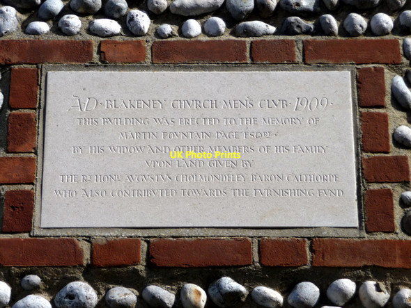 Photo 6"x4" Blakeney Church Men's Club, Norfolk Blakeney\/TG0243 c2009