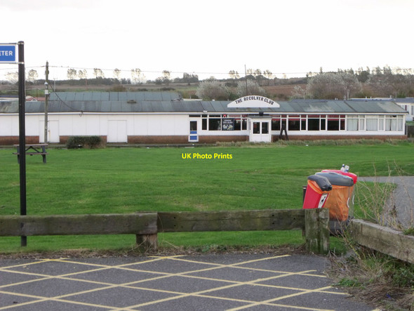 Photo 6"x4" The Reculver Club near Herne Bay Reculver c2010