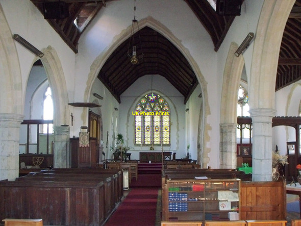 Photo 6"x4" Nave looking east, Sts. Peter and Paul, Newchurch Newchurch\/TR0531 c2010