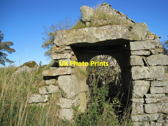 Photo 6"x4" Entrance to Ruined Bastle at Housty Catton\/NY8257 c2010