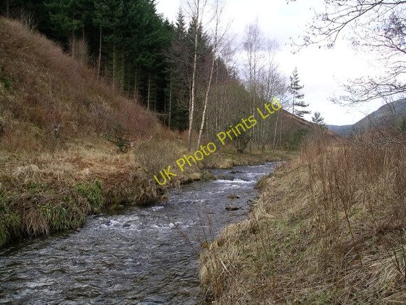 Photo 6"x4" Leithen Water, near Leithen Lodge Williamslee c2006