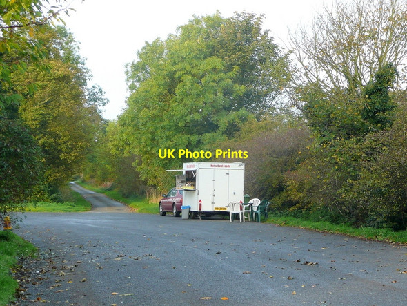 Photo 6"x4" Roadside caff Wharton\/SK8493 c2010