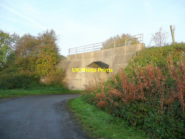Photo 6"x4" Carr Lane railway bridge Wharton\/SK8493 c2010