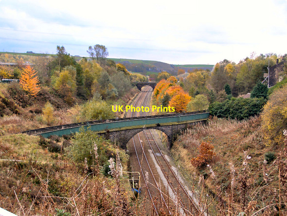 Photo 6"x4" Railway, Aqueduct and Bridge Littleborough\/SD9316 c2010