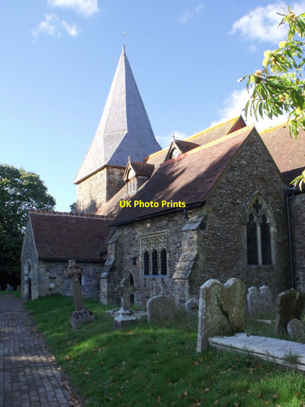 Photo 6"x4" All Saints, Beckley, East Sussex Clayhill\/TQ8423 c2010