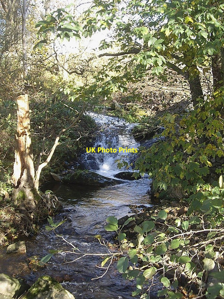 Photo 6"x4" Waterfall on Learney Burn Torphins c2010
