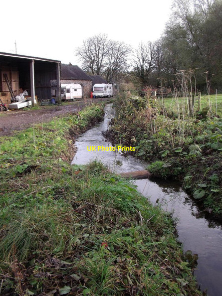 Photo 6"x4" Caldon Mill lade Cauldon c2010