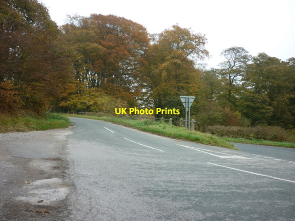 Photo 6"x4" A minor road leaving the B1246 at Kilnwick Percy Hill Nunburnholme c2010