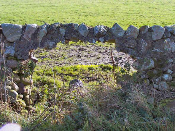 Photo 6"x4" Remaining part of dyke Dundrennan c2010