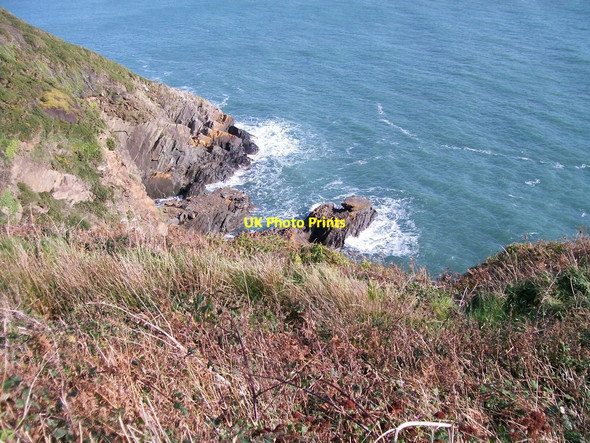 Photo 6"x4" Porth y Pistyll cove Uwchmynydd c2010