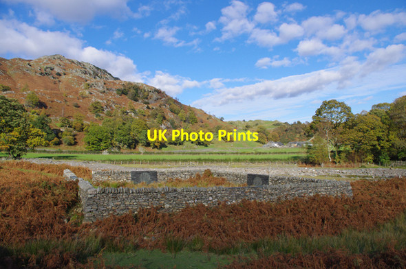 Photo 6"x4" Tilberthwaite Touchstone Fold Far End\/SD3098 c2010