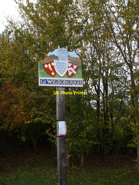 Photo 6"x4" Great Wigborough Village Sign Great Wigborough c2010