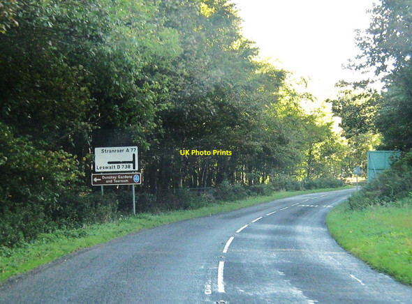 Photo 6"x4" Approaching the junction of the A77 and the B738 Portpatrick c2010