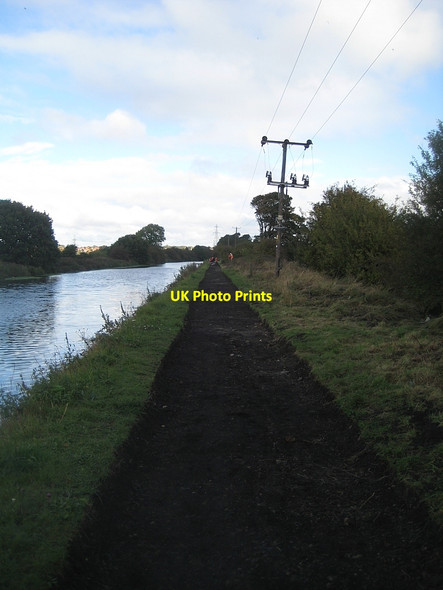 Photo 6"x4" Aire & Calder Navigation towpath resurfacing (1) Stanley Ferry c2010