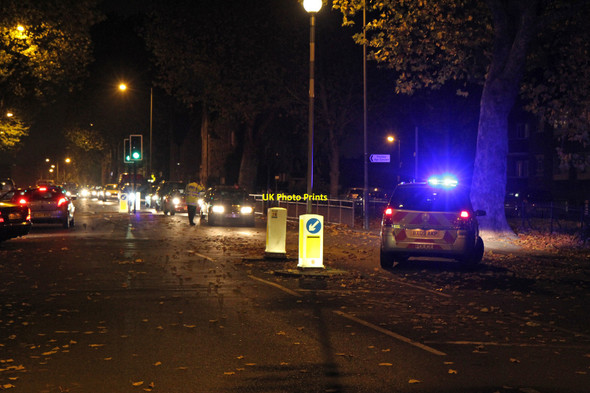 Photo 6"x4" Road Closed Finchley c2010
