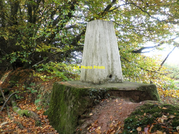 Photo 6"x4" Trig point, on Periton Hill Cowbridge\/SS9542 c2010