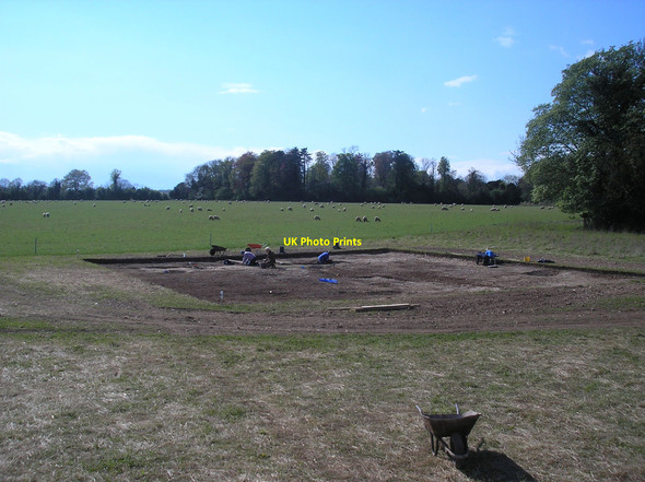 Photo 6"x4" Excavation, The Laundry Field, Cholderton Estate Cholderton c2010